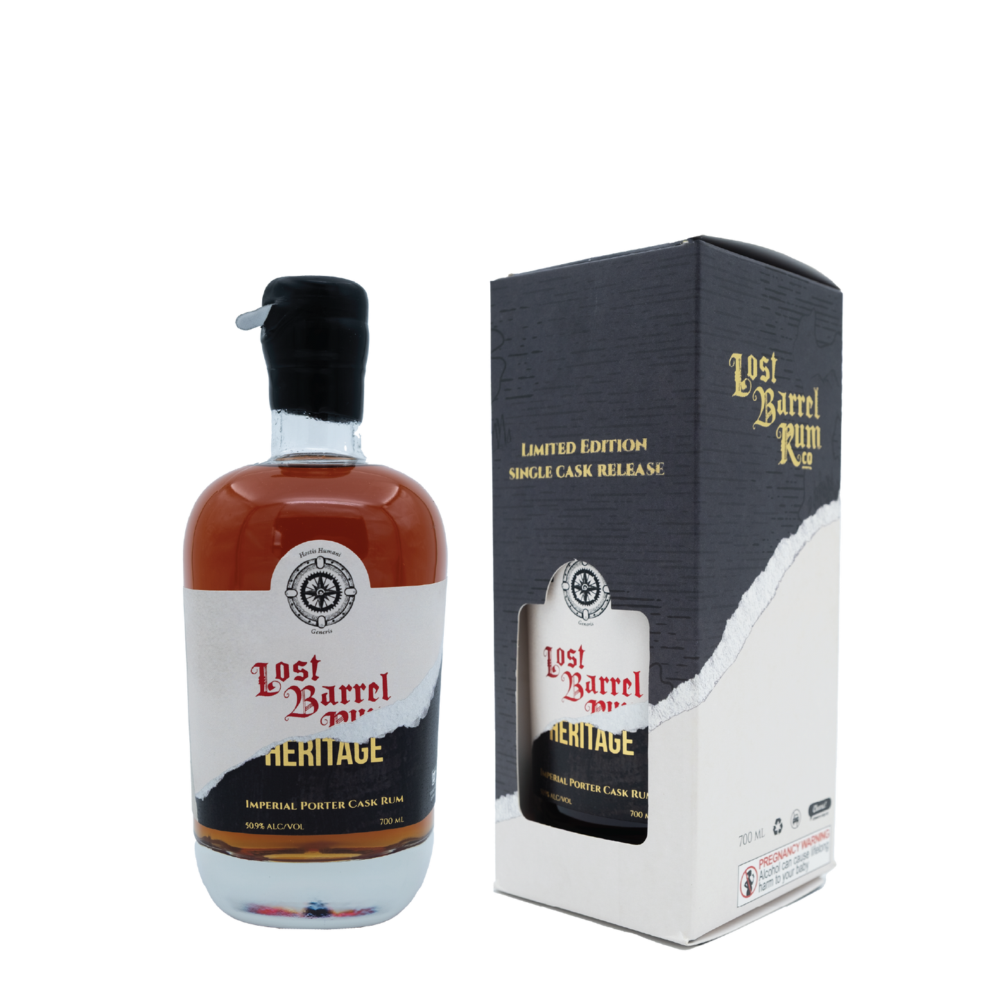 Renaissance x Lost Barrel Porter Cask Rum Limited Edition 700ml