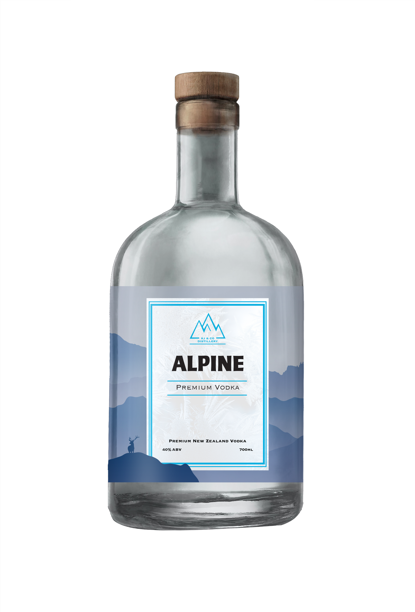 Alpine Vodka 700ml KJ & Co Distillery